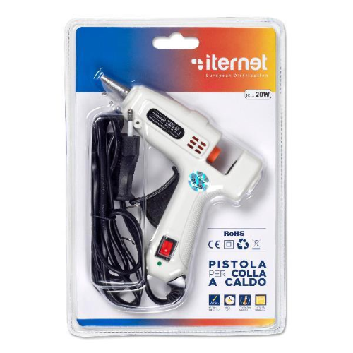 KOALA PISTOLA PER COLLA A CALDO DA 7 mm BIANCO